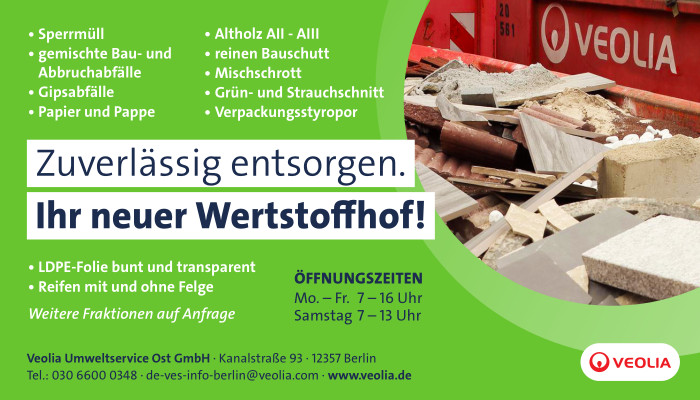 Veolia Wertstoffhof Rudow-Neukölln
