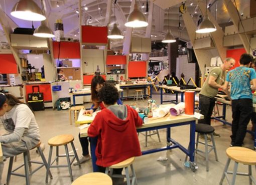 MakerSpace in der New York Hall of Science