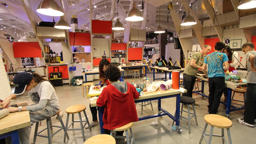 MakerSpace in der New York Hall of Science