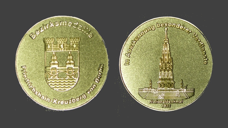 Bezirksmedaille Friedrichshain-Kreuzberg