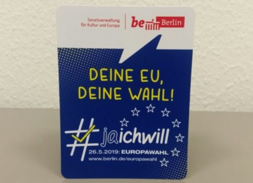 Pocketflyer zur Europawahl