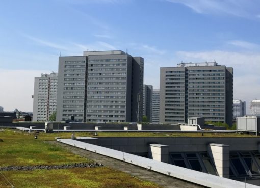 Begrüntes Dach der BWB-Unternehmenszentrale