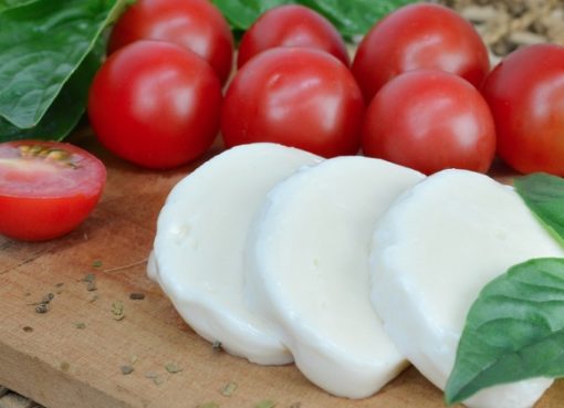 Mozzarella und Tomaten