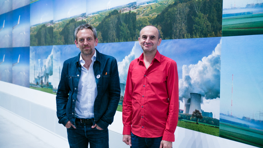 Jan und Tim Edler (realities:united), Foto: Dovilė Aleksaitė, Berlinische Galerie