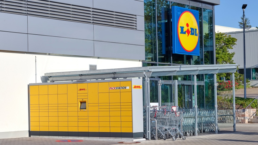 Lidl und DHL-Packstation