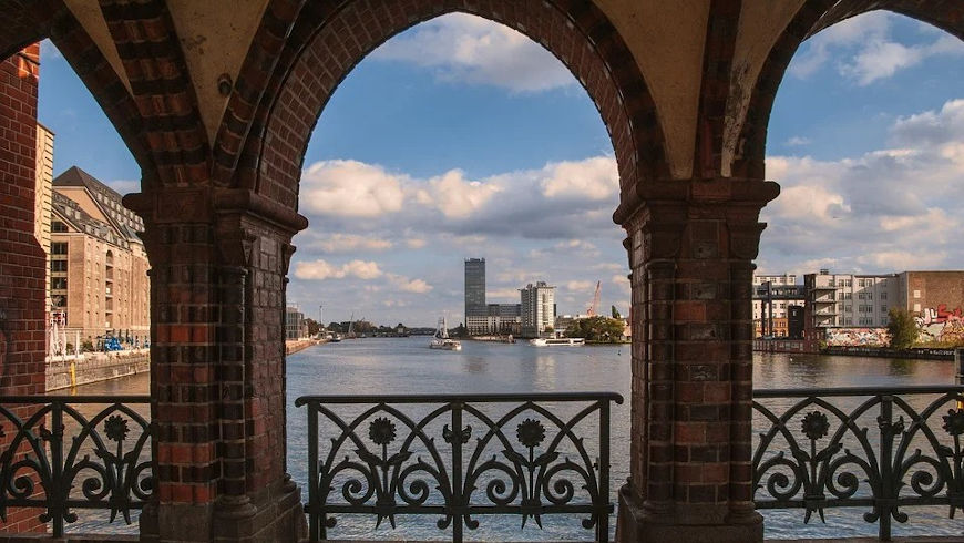 Blick von der Oberbaumbrücke