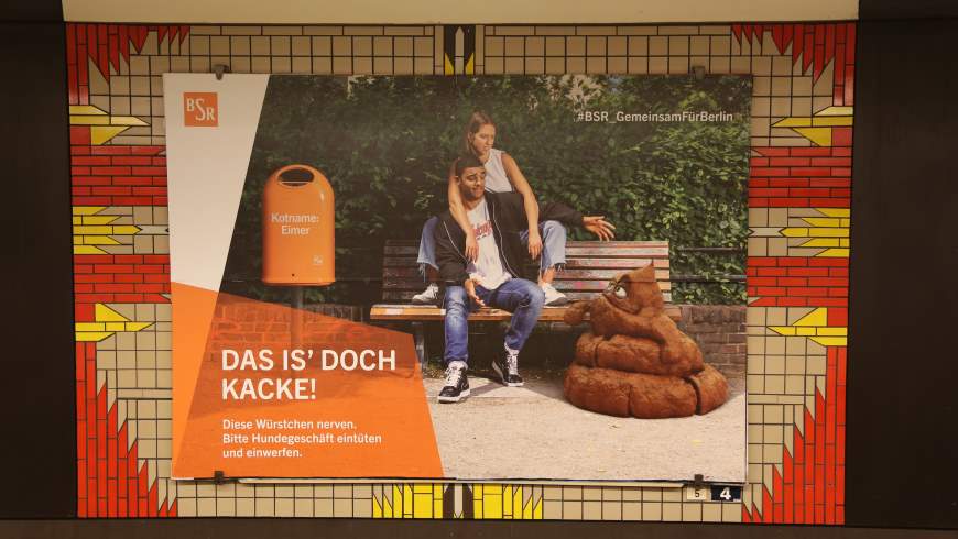 BSR Stadtsauberkeit: Hundekot-Kampagne