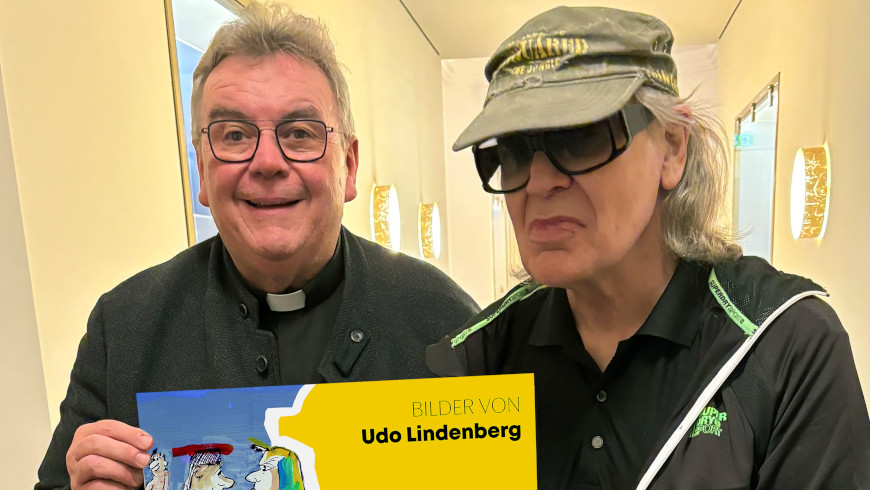 Msgr. Georg Austen und Udo Lindenberg