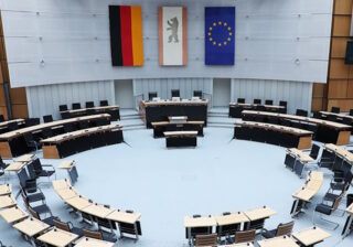Plenarsaal des Berliner Abgeordnetenhaus