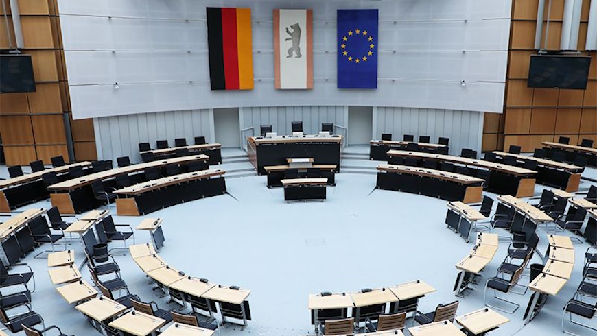 Plenarsaal des Berliner Abgeordnetenhaus